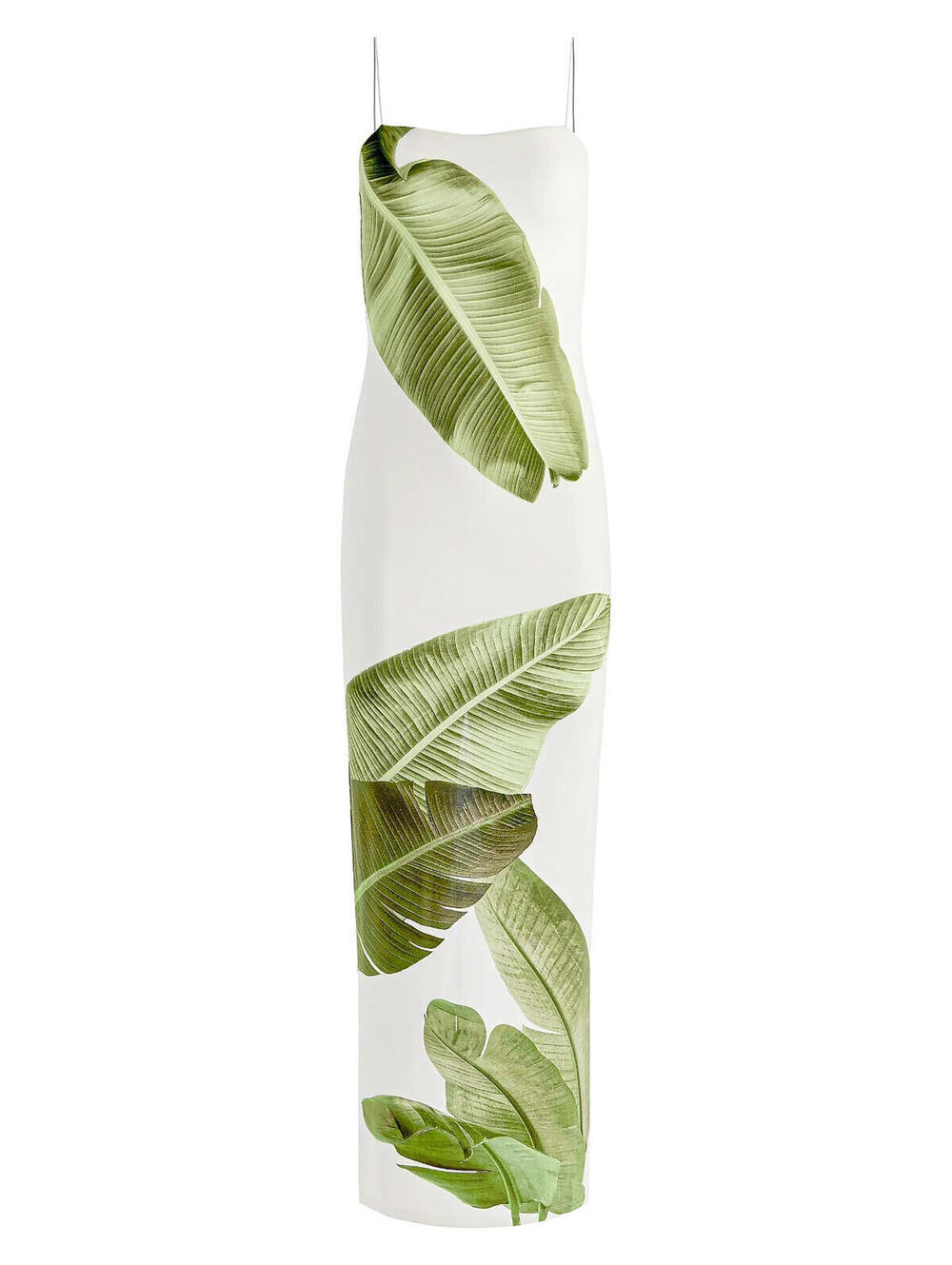 NEW,  Alice + Olivia Fifi Leaf Maxi Dress in Jungle Palm Off White Sz 8 #MD1766 - Picture 4 of 9